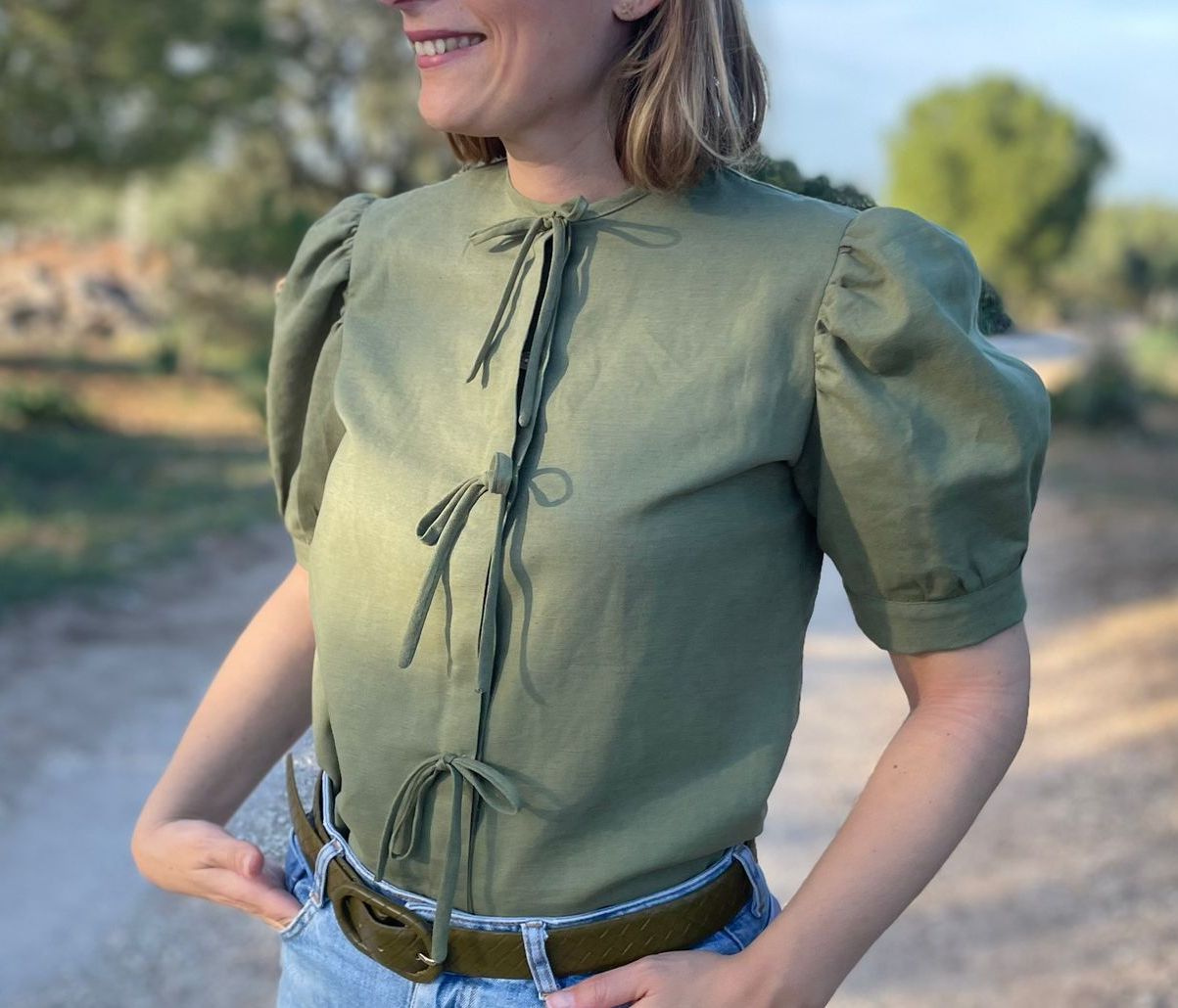 camisamujerlinoverde