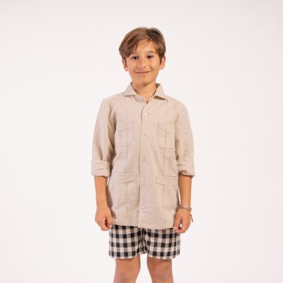 Guayabera Lino Mesa del Mar