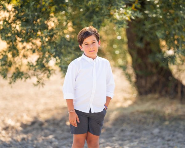 Camisa Niño Villela Orgánica Blanca